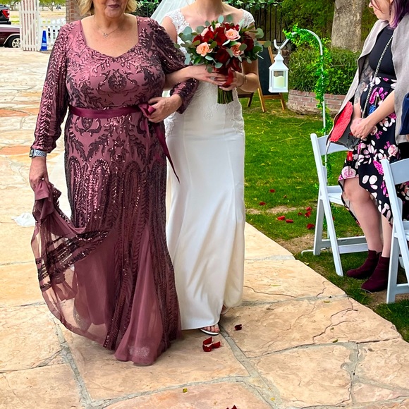 Mauve plus size dress - Picture 1 of 1